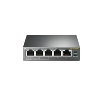 TP-Link TL-SF1005P hálózati kapcsoló Beállítást nem igénylő (unmanaged) Fast Ethernet (10/100) Ethernet-áramellátás (PoE) támogatása Fekete
