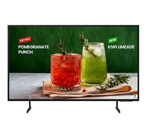 Samsung LH55BEDHLGUXEN kijelző Síkképernyős Digitális Jelzés 139,7 cm (55") Wi-Fi 4K Ultra HD Fekete Tizen 16/7