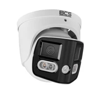 BCS BCS-L-PEIP2X4FCR2L2-Ai1 8MP IP kupola kamera panorámás látványgal és NightColor technológiával