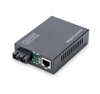 Digitus DN-82021-1 hálózati média konverter Belső 1310 nm Single-mode Fekete