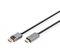 Digitus DB-340202-030-S video átalakító kábel 3 M DisplayPort HDMI Fekete