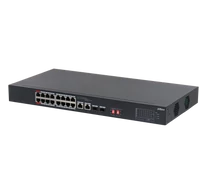 Dahua S3218-16ET-135 18-portos nem kezelt asztali switch 16 PoE porttal