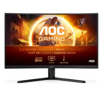 AOC G4 CQ32G4VE számítógép monitor 80 cm (31.5") 2560 x 1440 pixelek Quad HD LCD Fekete, Szürke