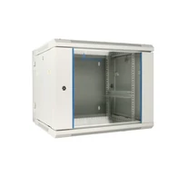 Extralink 9U 600X600 AZH WALL-MOUNTED RACKMOUNT CABINET SWING TYPE GRAY Falra szerelhető állvány Szürke
