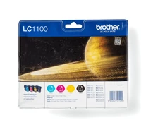 Brother LC-1100VALBPDR tintapatron 4 dB Eredeti Fekete, Cián, Magenta, Sárga