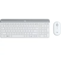 Logitech 920-009205 billentyűzet Egér mellékelve Univerzális Vezeték nélküli RF QWERTY Nemzetközi amerikai Fehér