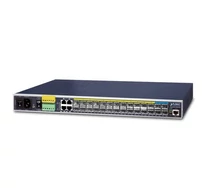 PLANET IGS-6325-20S4C4X hálózati kapcsoló Vezérelt L3 Gigabit Ethernet (10/100/1000) 1U Kék