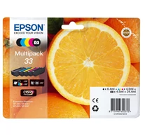 Epson Oranges C13T33374021 tintapatron 1 db Eredeti Standard teljesítmény Fekete, Fotó fekete, Cián, Magenta, Sárga