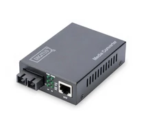Digitus DN-82121-1 hálózati média konverter 1000 Mbit/s 1310 nm Single-mode Fekete