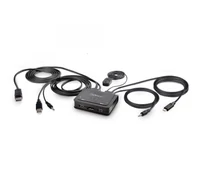 StarTech.com C2-D46-UAC-CBL-KVM KVM kapcsoló Fekete