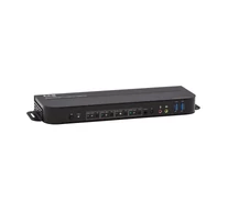 4-portos DisplayPort/USB KVM kapcsoló - 4K 60 Hz, HDR, HDCP 2.2, IR, DP 1.4, USB megosztás