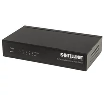 Intellinet 561228 hálózati kapcsoló Beállítást nem igénylő (unmanaged) Gigabit Ethernet (10/100/1000) Ethernet-áramellátás (PoE) támogatása Fekete