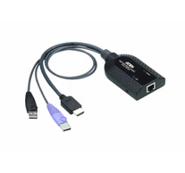 ATEN KA7188-AX KVM kábel Fekete, Fémes, Lila