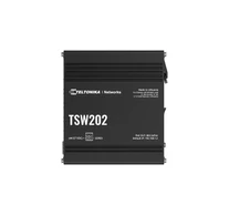 Teltonika TSW202 Vezérelt L2 Gigabit Ethernet (10/100/1000) Ethernet-áramellátás (PoE) támogatása Alumínium, Kék