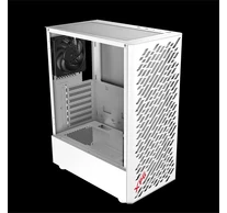 ADATA XPG Ház Midi ATX Valor AIR, 4x120mm ventilátor, Tápegység nélkül, üvegfalú, fehér