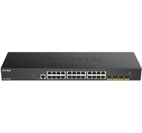 D-Link DGS-1250-28X/E 24-port Gigabit Smart Managed Switch with 4x 10G SFP+ ports