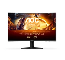 AOC Ívelt Gaming 280Hz monitor 27" C27G4ZXE, 1920x1080, 16:9, 300cd/m2, 0,3ms, 2xHDMI/DisplayPort, HDR10