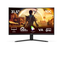 AOC Ívelt VA Gaming 260 Hz monitor 31,5" C32G42ZE 1920x1080, 16:9, 300cd/m2, 4ms, HDMI/DisplayPort, áll.mag.