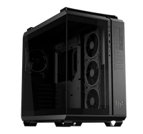 ASUS Ház TUF Gaming GT502, Tápegység nélkül, Fekete, Üvegfalú