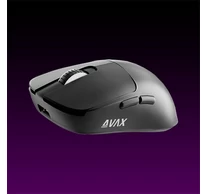 AVAX Vezeték Nélküli Egér - LW02 PRO tri-mode 1k lightweight, Gamer, fekete