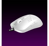 AVAX Vezetékes Egér - LW01 PAW3327 RGB Gamer, fehér