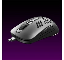 AVAX Vezetékes Egér - LW01 PAW3327 RGB Gamer, fekete