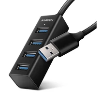 AXAGON HUE-M1A 4 portos USB 3.2 HUB, fekete