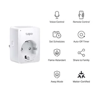 TP-Link TAPO P100M intelligens csatlakozó 2300 W Otthoni, Irodai Fehér