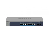 NETGEAR 8-Port Multi-Gigabit/10G Ethernet Ultra60 PoE++ Smart Switch with 2 SFP+ Ports (MS510TXUP) Vezérelt L2+ 10G Ethernet (100/1000/10000) Ethernet-áramellát
