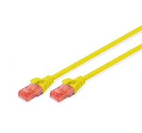 Digitus DK-1617-010/Y hálózati kábel Sárga 1 M Cat6 U/UTP (UTP)