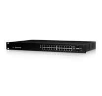 Ubiquiti Networks ES-24-250W hálózati kapcsoló Vezérelt L2/L3 Gigabit Ethernet (10/100/1000) Ethernet-áramellátás (PoE) támogatása 1U Fekete