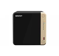 QNAP TS-464 NAS Tower Intel® Celeron® N5095 8 GB DDR4 0 TB QNAP QTS Fekete