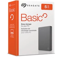 Seagate Basic external hard drive 5 TB 2.5" 3.2 Gen 1 (3.1 Gen 1) Silver