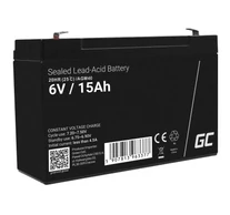 Green Cell AGM40 UPS akkumulátor VRLA AGM 6 V 15 Ah