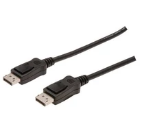 DK-340100-020-S - 2 m - DisplayPort - DisplayPort - Male - Male - Nickel