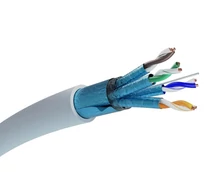 Extralink EX.16231 hálózati kábel Szürke 500 M Cat6a F/FTP (FFTP)