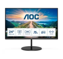 AOC V4 Q24V4EA számítógép monitor 60,5 cm (23.8") 2560 x 1440 pixelek 2K Ultra HD LED Fekete