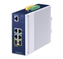 PLANET TSN-5225-4T2S hálózati kapcsoló Vezérelt L2+ Gigabit Ethernet (10/100/1000) Alumínium, Kék
