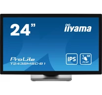 iiyama ProLite T2438MSC-B1 számítógép monitor 60,5 cm (23.8") 1920 x 1080 pixelek Full HD LED Érintőképernyő Fekete
