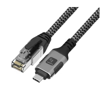 Techly ICOC U3C-RJ45-010 USB-C a Gigabit Ethernet RJ45 hálózati adapter/kábel 1m