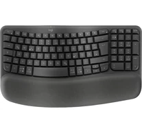 Logitech 920-012283 billentyűzet Irodai RF vezeték nélküli + Bluetooth QWERTZ Német Grafit