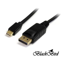 BLACKBIRD Kábel Displayport 1.2 male to Mini Displayport 1.2 male 60Hz, 2m