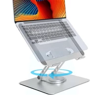 BLACKBIRD Notebook Állvány, 360 fokban forgatható alumínium ezüst