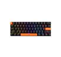 Baracuda DOLPHIN-B/BL-US, BGK-03121B/BL-US, fekete mechanikus gamer billentyűzet kék kapcsolóval, angol