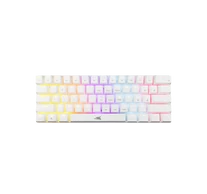 Baracuda DOLPHIN-W/R-US, BGK-03211W/R-US  fehér mechanikus gamer billentyűzet piros kapcsolóval, angol