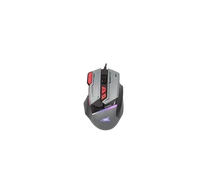BARACUDA W029908 MANTA-G, BGM-047G gamer egér,8D, szürke, 12800 dpi
