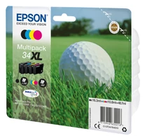 Epson Golf ball C13T34764010 tintapatron 1 db Eredeti Nagy (XL) kapacitású Fekete, Cián, Magenta, Sárga