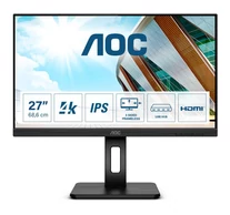 AOC P2 U27P2 LED display 68,6 cm (27") 3840 x 2160 pixelek 4K Ultra HD Fekete