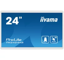 iiyama TW2424AS-W1 tartalomszolgáltató (signage) kijelző Laposképernyős digitális reklámtábla 60,5 cm (23.8") Wi-Fi 250 cd/m² 4K Ultra HD Fekete Érintőképernyő
