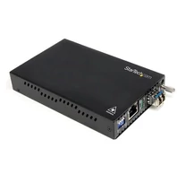 StarTech.com ET91000LC2 hálózati média konverter 2000 Mbit/s 850 nm Multi-mode Fekete